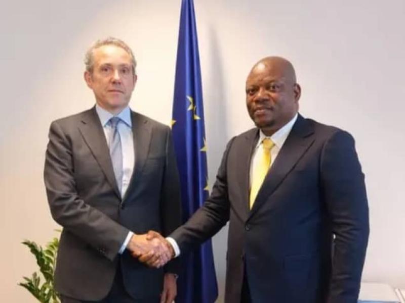 Jean-Marc Kabund plaide auprès de l'UE pour un dialogue national et le retrait rwandais de l'Est de la RDC