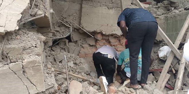 Ituri : Un immeuble s'effondre à Bunia, faisant trois morts et huit blessés graves